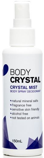 BODY CRYSTAL MIST FRAGRANCE FREE 150ML