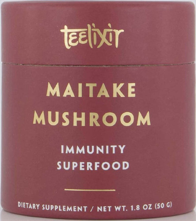 TEELIXIR ORGANIC MAITAKE MUSHROOM POWDER IMMUNITY SUPERFOOD G/F 50G