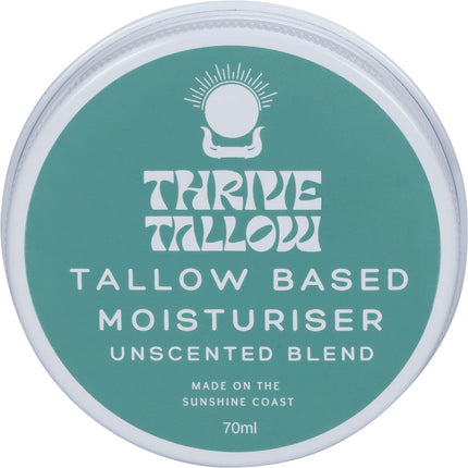 THRIVE TALLOW Tallow Based Moisturiser Unscented 70ml | Protein Powder