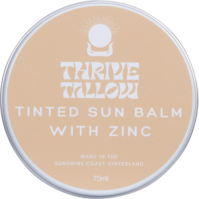 THRIVE TALLOW Tinted Sun Balm with Zinc 70ml | Snack