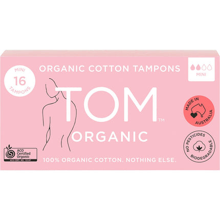 TOM ORGANIC Tampons Mini 12x16pk | Protein Powder