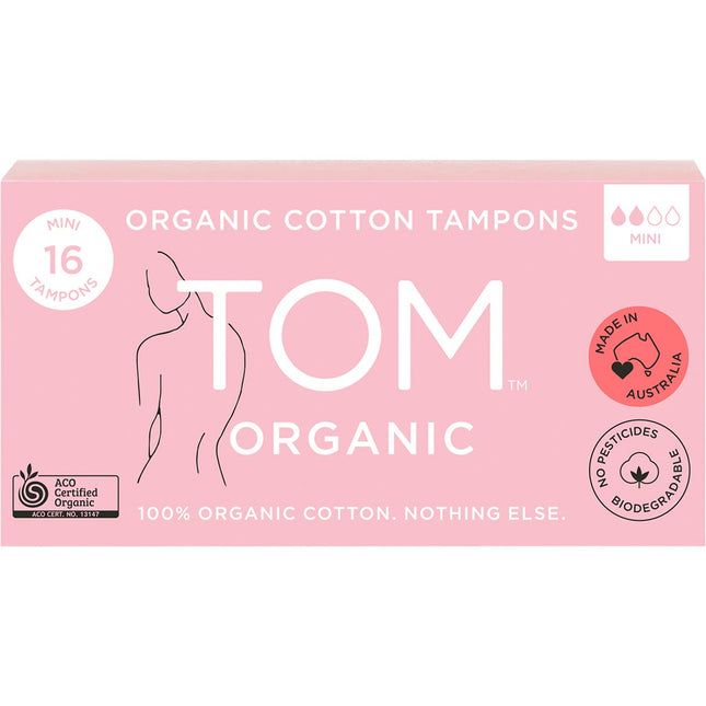 TOM ORGANIC Tampons Mini 12x16pk | Protein Powder