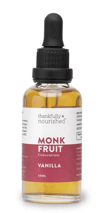 THANKFULLY NOURISHED MONK FRUIT CONCENTRATE – VANILLA 50ML