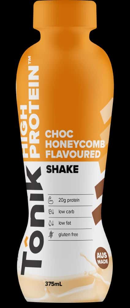 TONIK PRO PROTEIN DRINK CHOC HONEYCOMB 375ML X 6