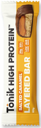 TONIK NUTRITION PROTEIN BAR SALTED CARAMEL 60G X 12