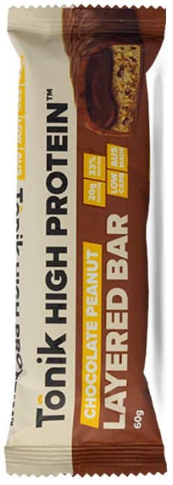 TONIK NUTRITION PROTEIN BAR CHOCOLATE PEANUT 50G X 12