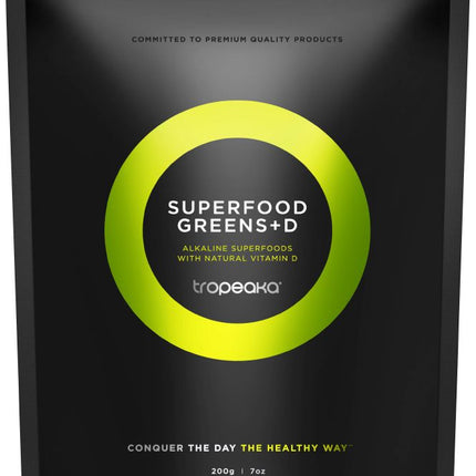 TROPEAKA SUPERFOOD GREENS + D POWDER G/F 200G POUCH