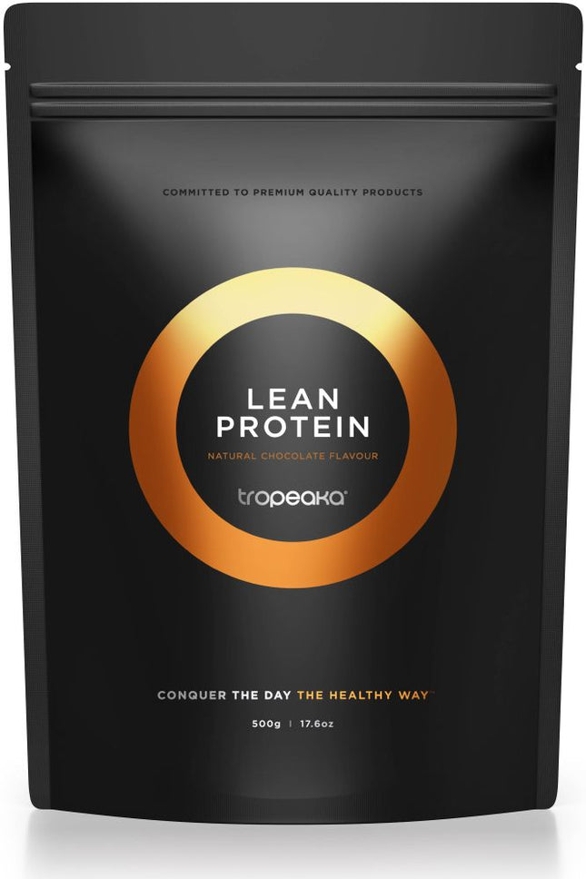 TROPEAKA LEAN PROTEIN CHOCOLATE POWDER G/F 500G POUCH