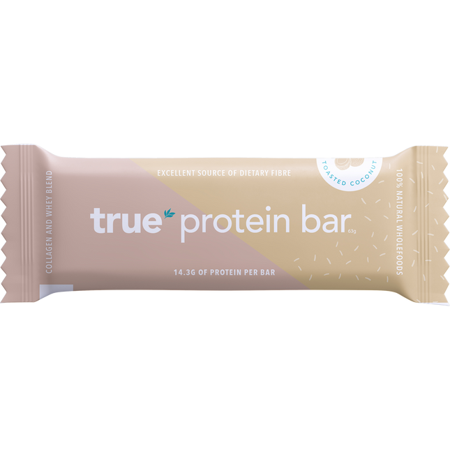 True Protein Toasted Coconut Protein Bar 12 x 63g
