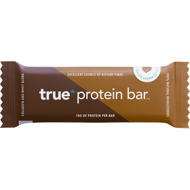 True Protein Choc Peanut Butter Protein Bars 12 x 63g
