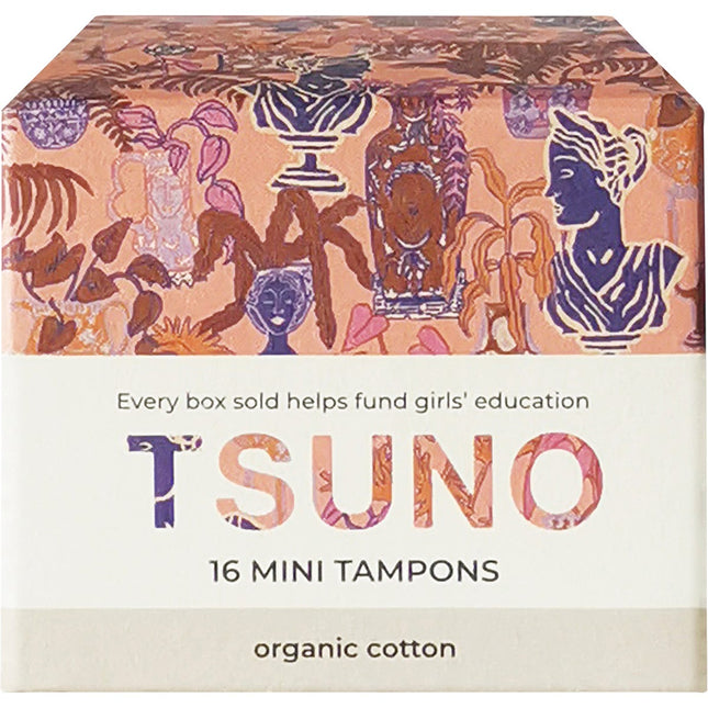 TSUNO Organic Cotton Tampons Mini 16pk | Protein Powder