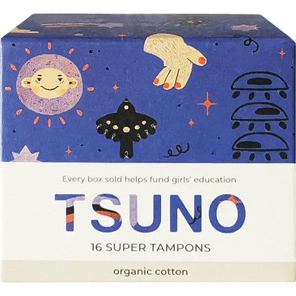 TSUNO Organic Cotton Tampons Super 16pk | Protein Powder