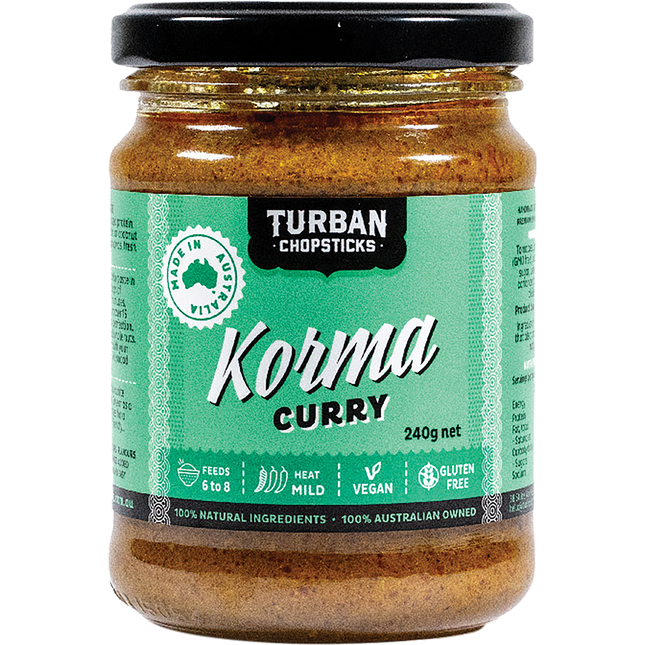 Turban Chopsticks Korma Curry Paste 240g