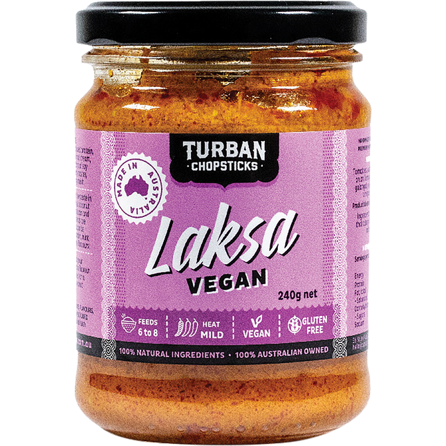 Turban Chopsticks Vegan Laksa Curry Paste 240g