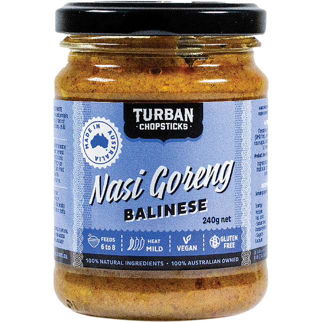 Turban Chopsticks Curry Paste Nasi Goreng Balinese 240g