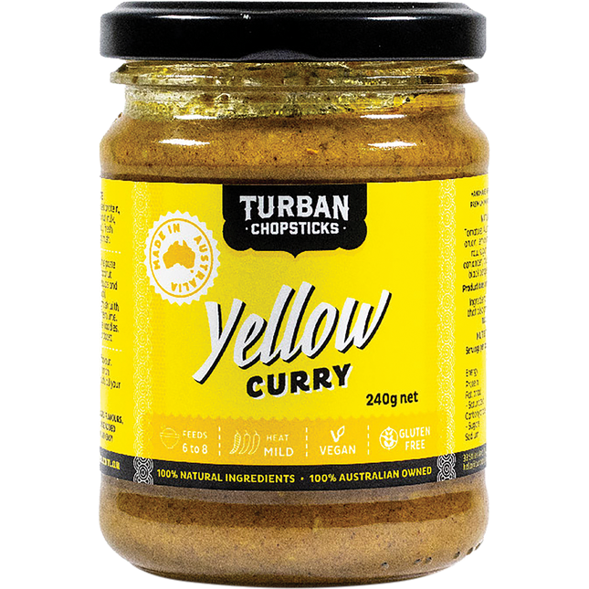 Turban Chopsticks Yellow Curry Paste 240g
