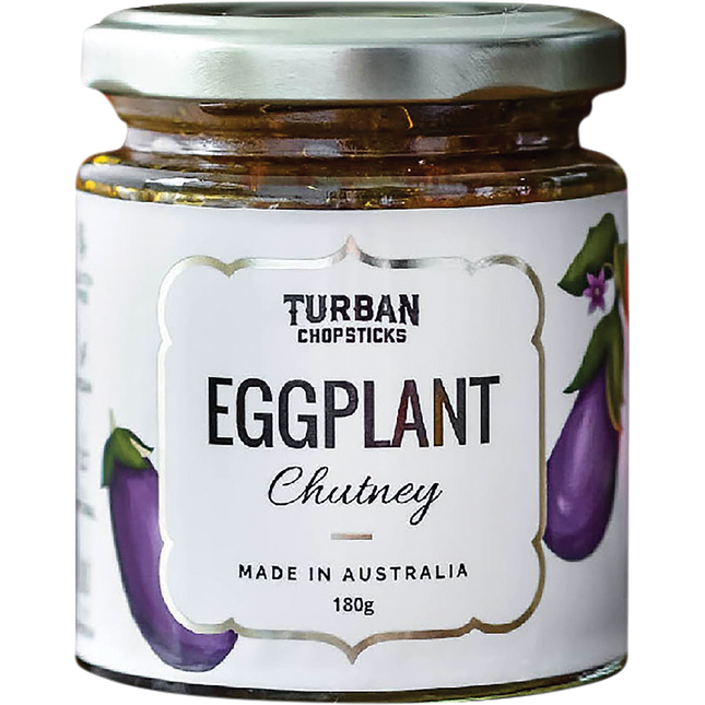 Turban Chopsticks Chutney Eggplant 180g