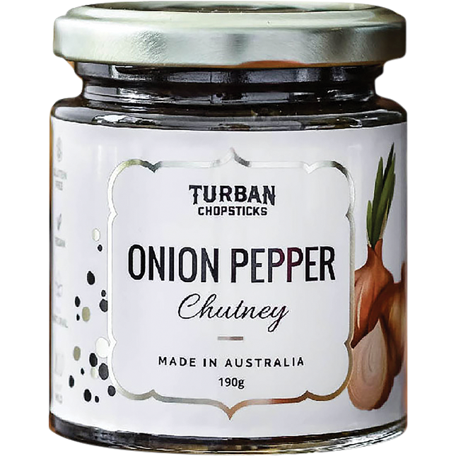 Turban Chopsticks Chutney Onion Pepper 190g
