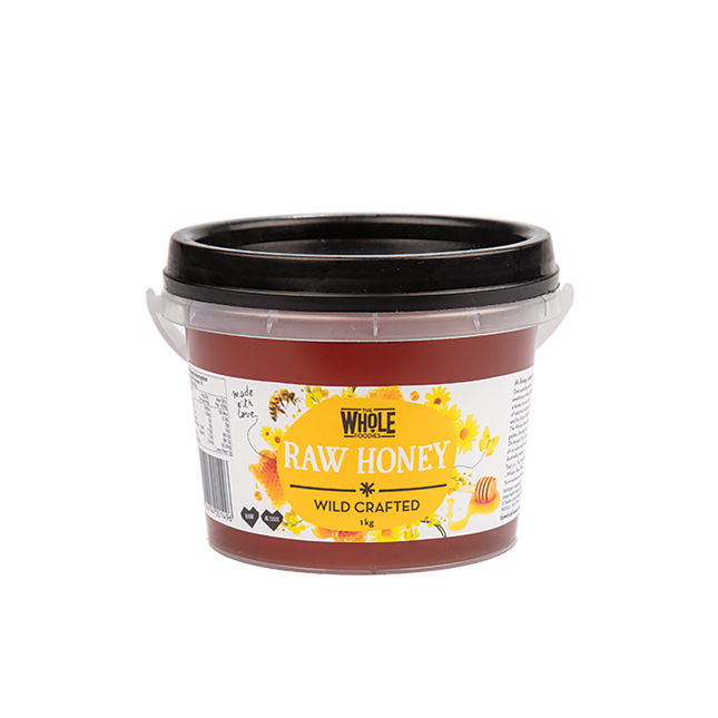 The Whole Foodies Wild Crafted Honey Tub 1kg