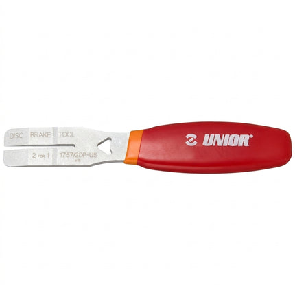Unior 2 for 1 Disc Brake tool, Spreader & Rotor truer, 627087 Professional Bicycle Tool, quality guaranteed