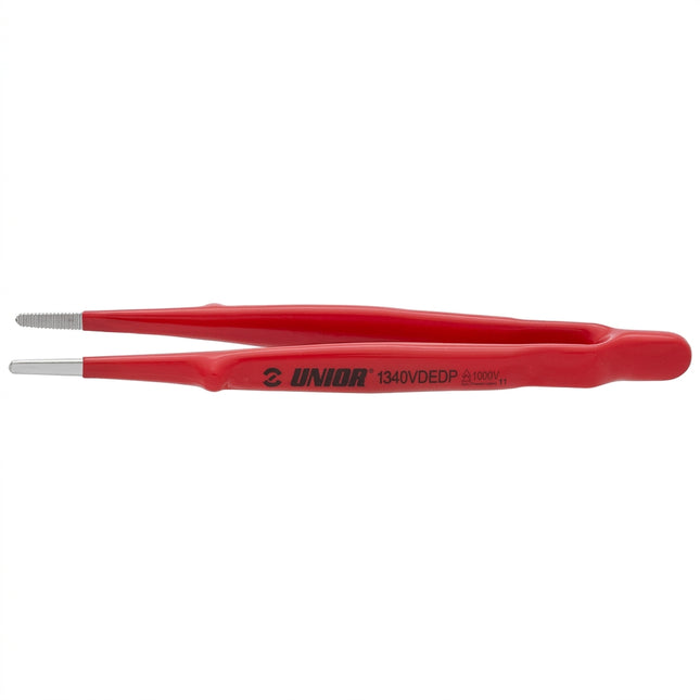 Unior Straight Tweezers, double layered - double coloured insulation enable additional safety, 616847 Professional Bicycle Tool, quality guaranteed