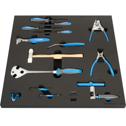 Unior Professional Tray for Master Workbench - 14 Piece quality bicycle tools 628617