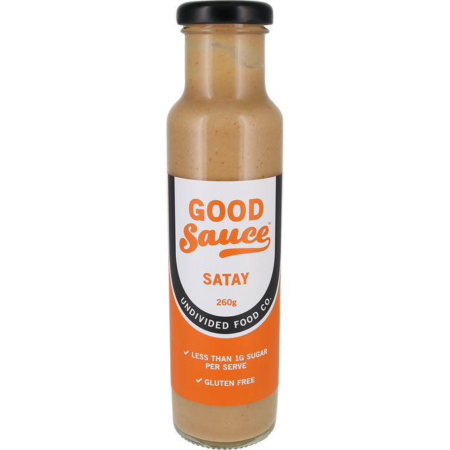 Undivided Food Co Good Sauce Satay 12 x 260g