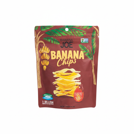Banana Joe Hickory BBQ Banana Chips 6 x 46.8g