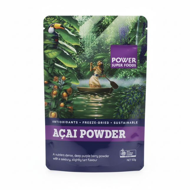 Power Super Foods Certified Organic Acai Powder 50g