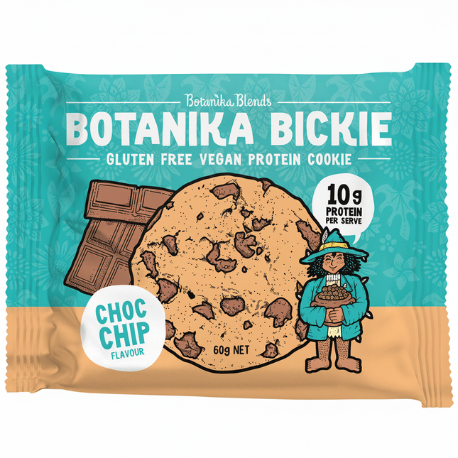 Botanika Blends Botanika Bickie Protein Cookie Choc Chip 12x60g