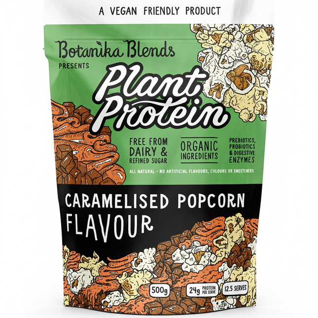 Botanika Blends Plant Protein Caramelised Popcorn 500g