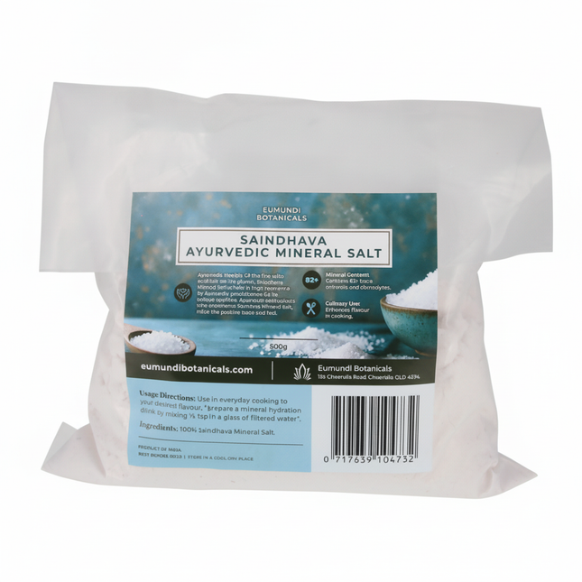 Eumundi Botanicals Saindhava Ayurvedic Mineral Salt 500g