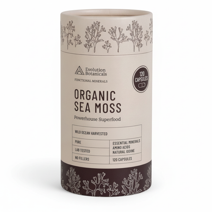 Evolution Botanicals Organic Sea Moss 120 Caps