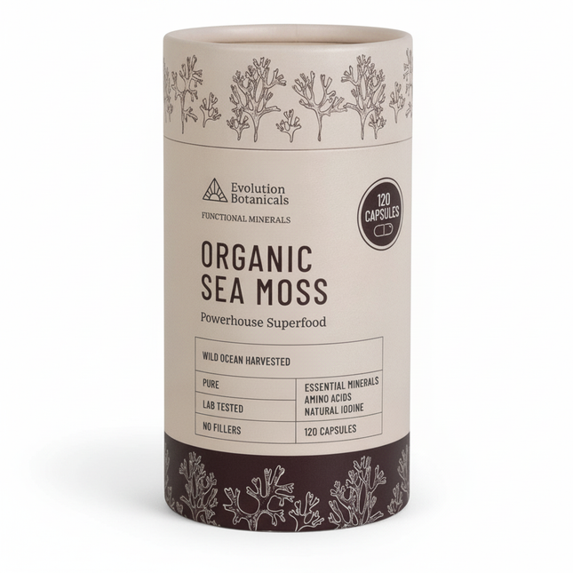 Evolution Botanicals Organic Sea Moss 120 Caps