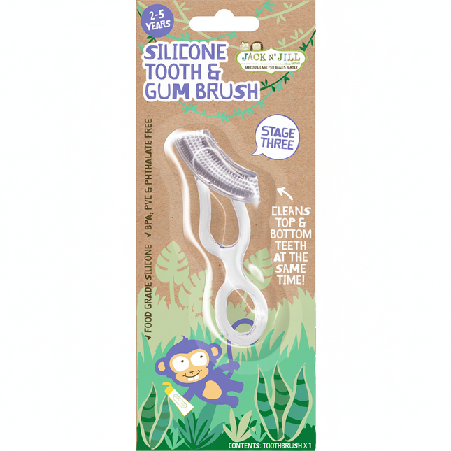 Jack N' Jill Silicone Tooth & Gum Brush 8 Pack