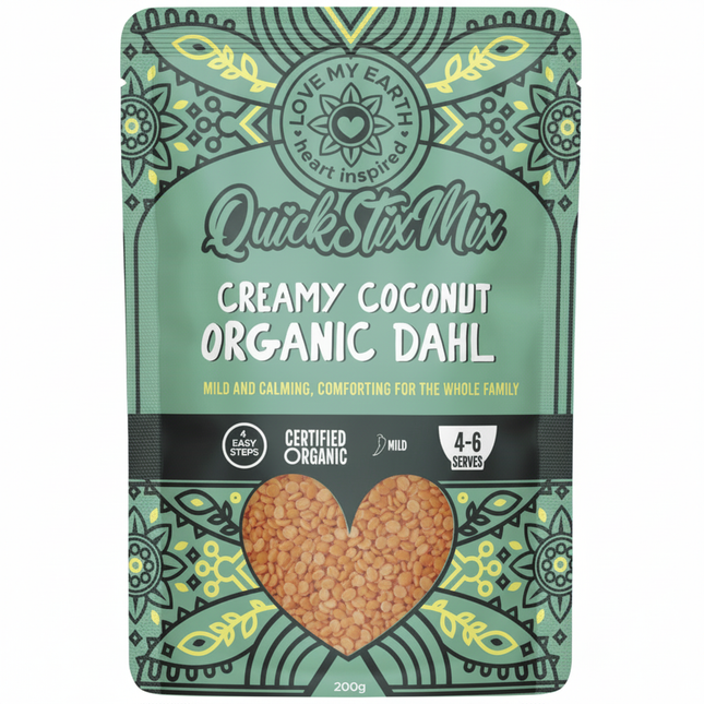 Love My Earth Organic Dahl Creamy Coconut 200g