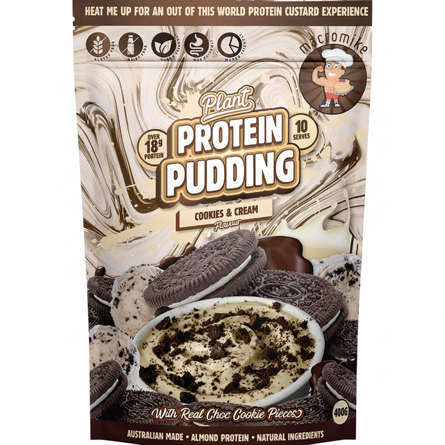 MACRO MIKE Plant Protein Pudding Cookies & Cream 400g