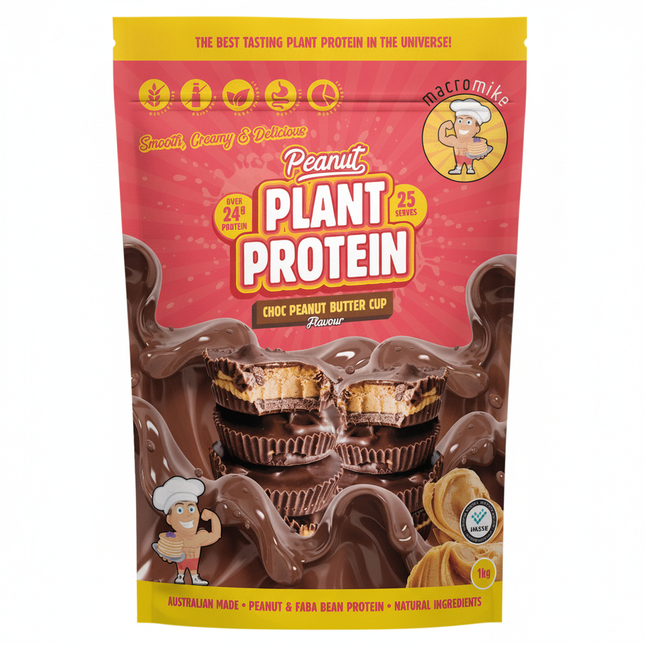 MACRO MIKE Peanut Plant Protein Choc Peanut Butter Cup 1kg