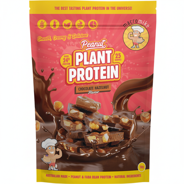 MACRO MIKE Peanut Plant Protein Chocolate Hazelnut 1kg