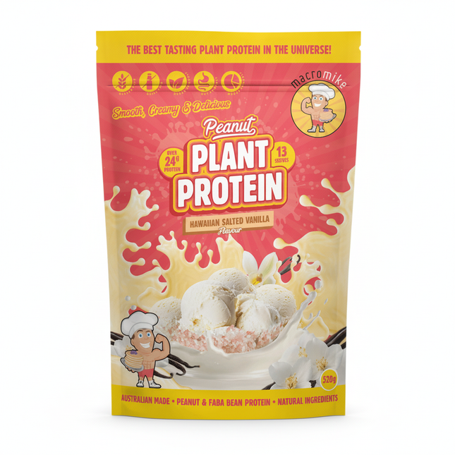 MACRO MIKE Peanut Plant Protein Hawaiian Salted Vanilla 520g