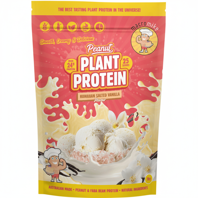 MACRO MIKE Peanut Plant Protein Hawaiian Salted Vanilla 1kg