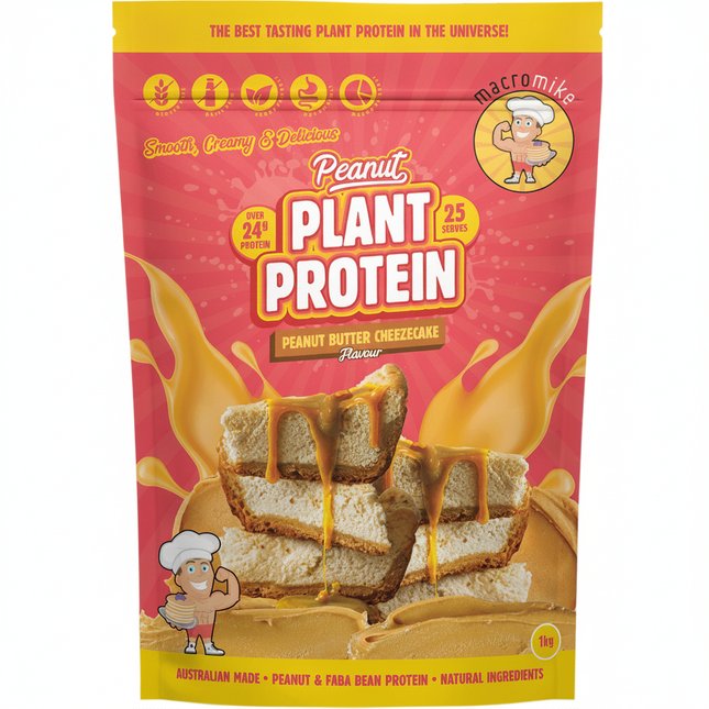 MACRO MIKE Peanut Plant Protein Peanut Butter Cheezecake 1kg