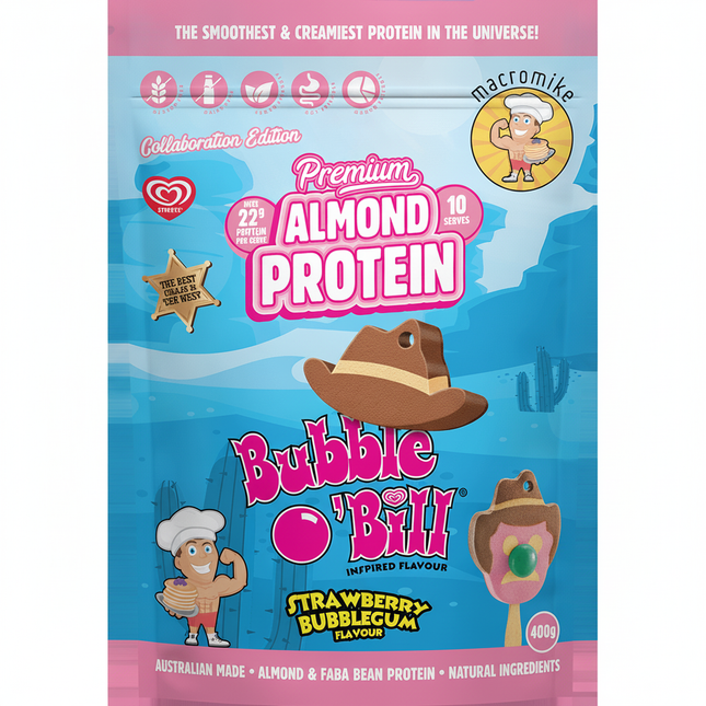 MACRO MIKE Almond Protein Bubble O'Bill Inspired 400g