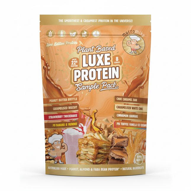 MACRO MIKE Plant Based Luxe Protein Sample Pack 8x40g