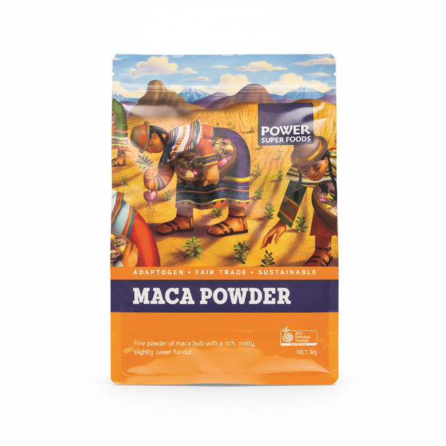 Power Super Foods Maca Powder Certified Organic 1kg
