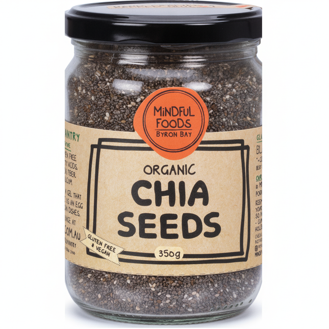 Mindful Foods Organic Chia Seeds 350g