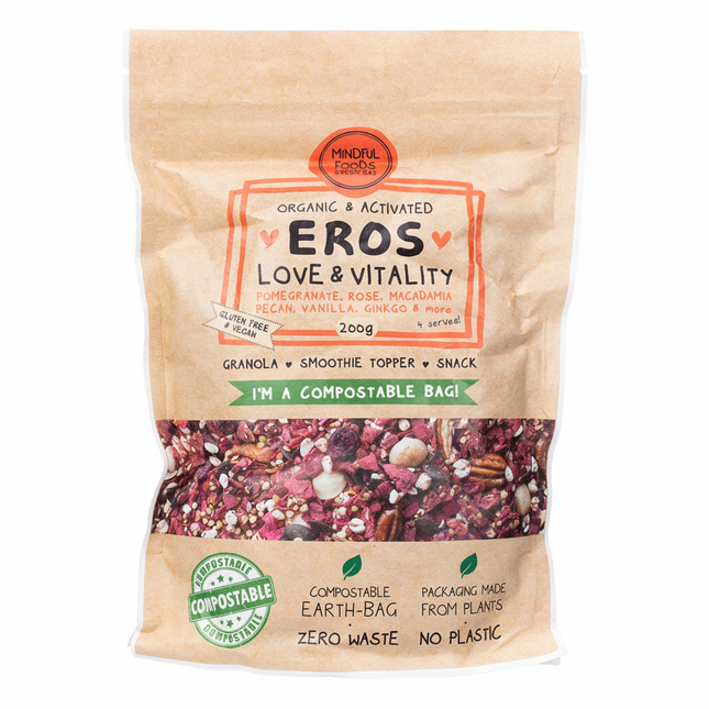 Mindful Foods Eros Love & Vitality Granola Organic & Activated 200g