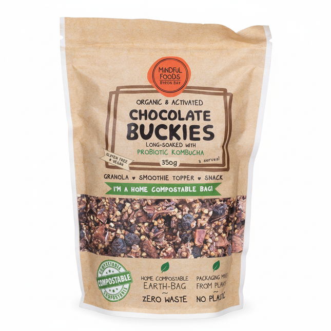 Mindful Foods Buckies Chocolate 350g