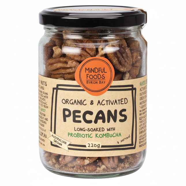 Mindful Foods Organic & Activated Pecans 220g