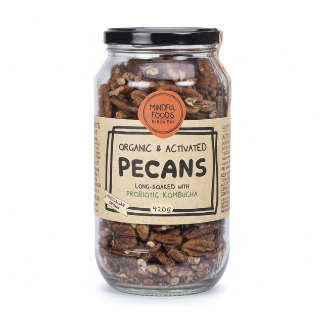 Mindful Foods Organic & Activated Pecans 420g